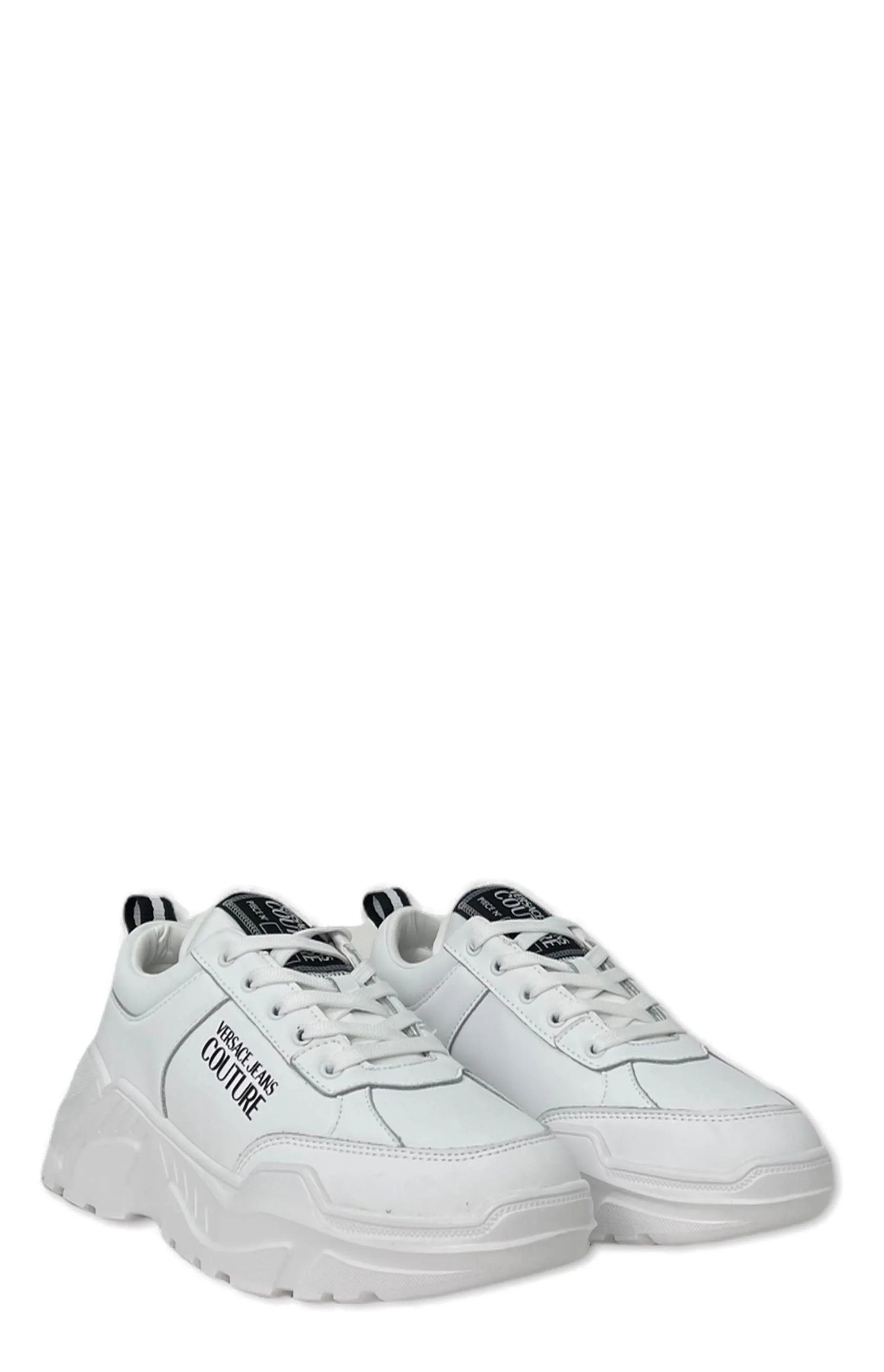 Versace Jeans Couture Logo Printed Lace-Up Sneakers