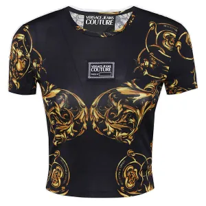 Versace Jeans Couture Printed Cropped T-Shirt