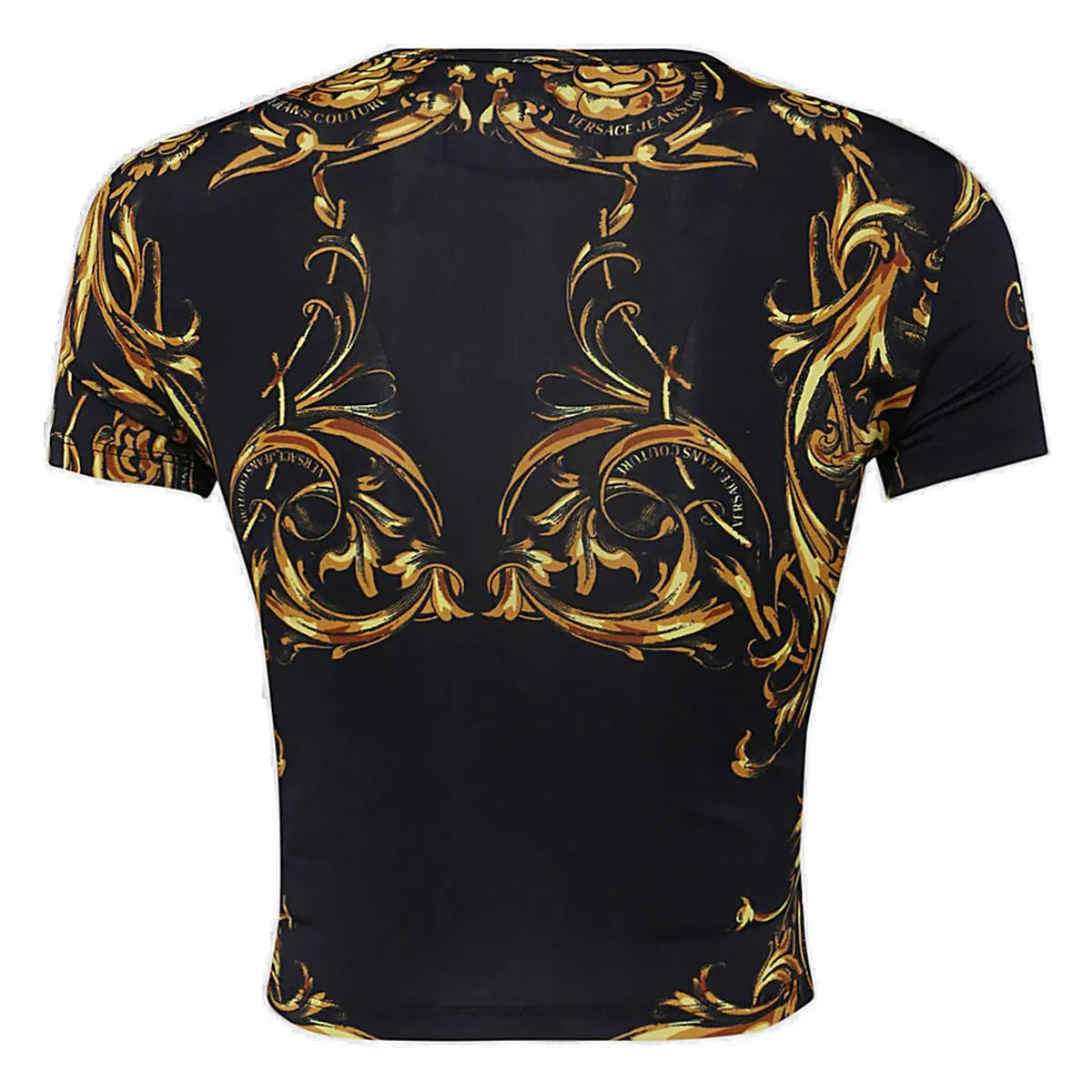 Versace Jeans Couture Printed Cropped T-Shirt