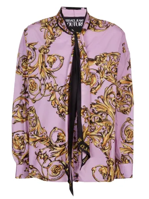 Versace Jeans Couture Regalia Baroque Printed Blouse