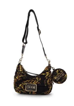 Versace Jeans Couture Regalia Baroque Printed Ruched Crossbody Bag