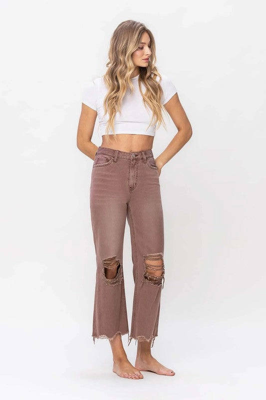 Vervet 90'S Vintage Crop Flare Jean