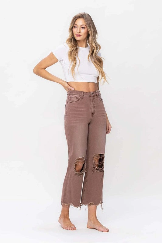 Vervet 90'S Vintage Crop Flare Jean