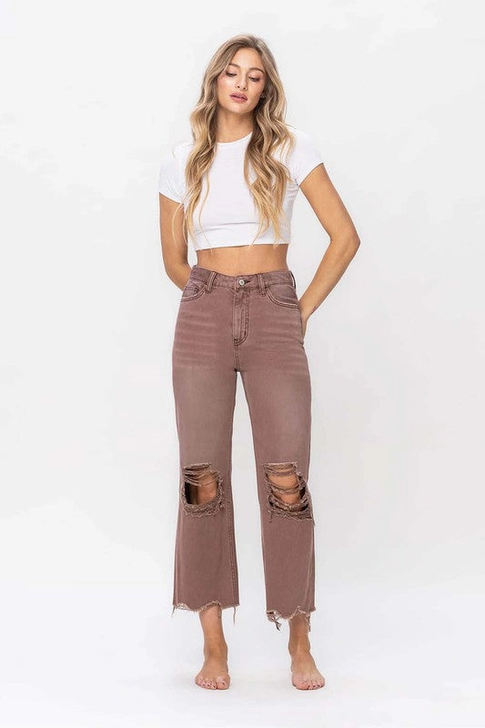 Vervet 90'S Vintage Crop Flare Jean