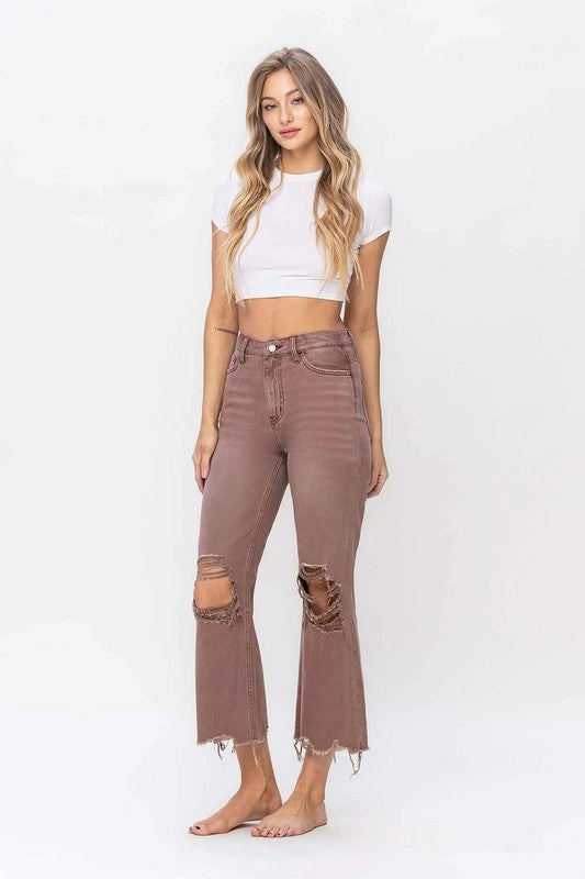 Vervet 90'S Vintage Crop Flare Jean