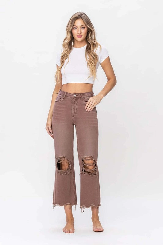 Vervet 90'S Vintage Crop Flare Jean
