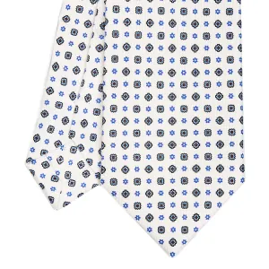 WHITE EXTRA LONG SARTORIAL SILK TIE